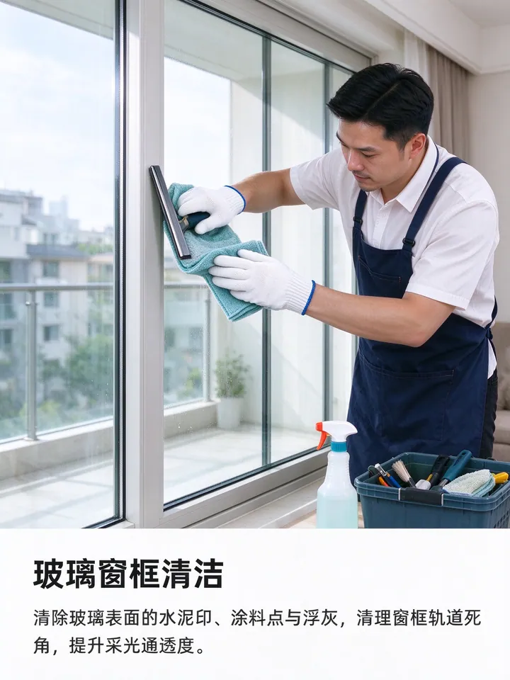 新居开荒：装修后粉尘、胶渍、漆点清理与全屋除渍